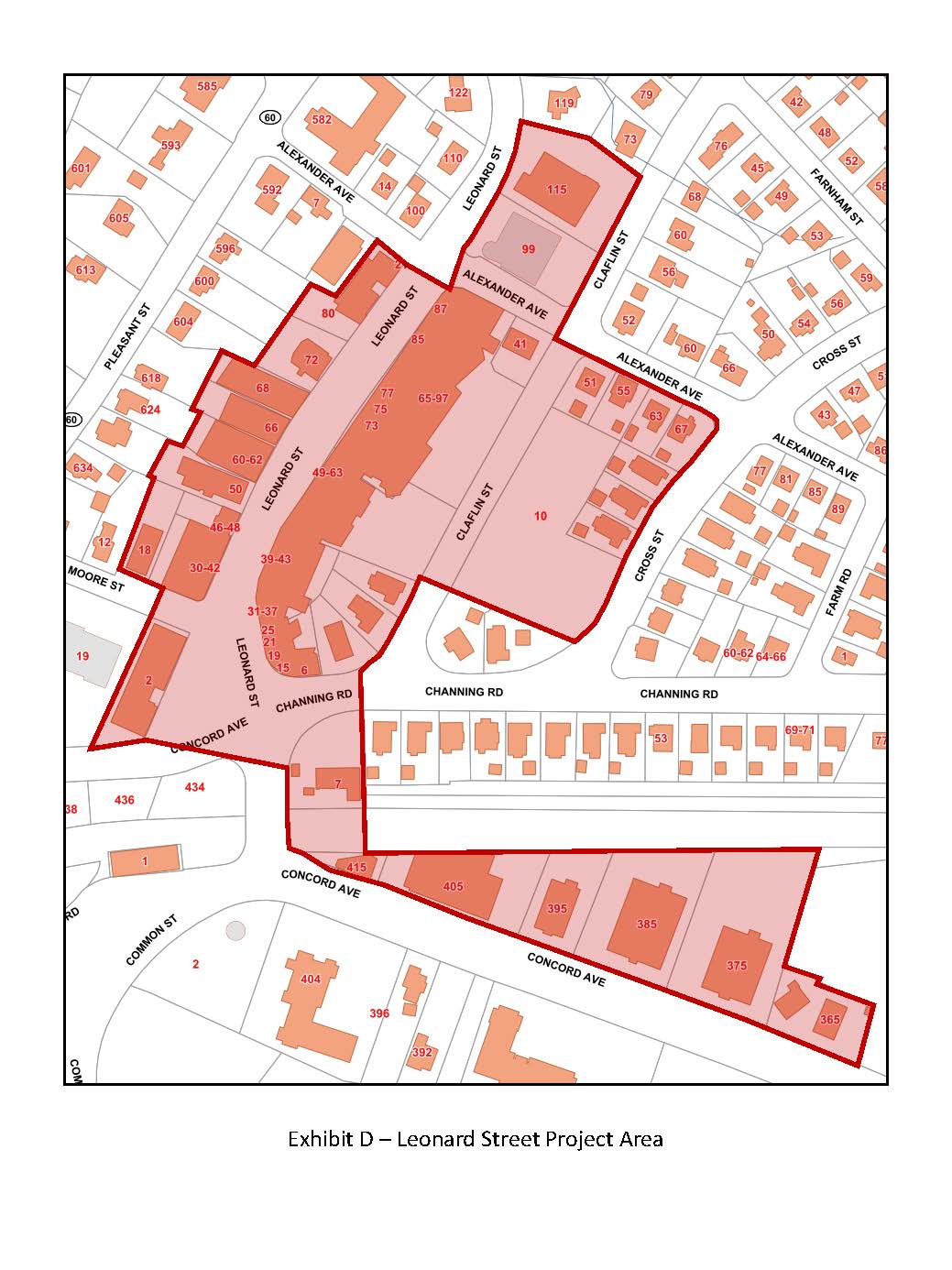 Leonard Proposed Project Area