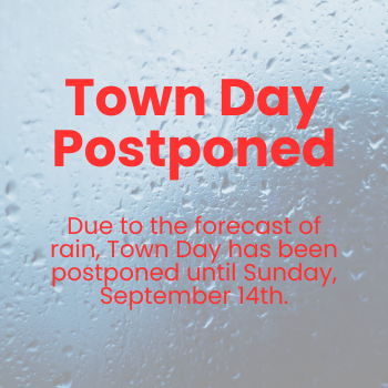 Town Day Postponed