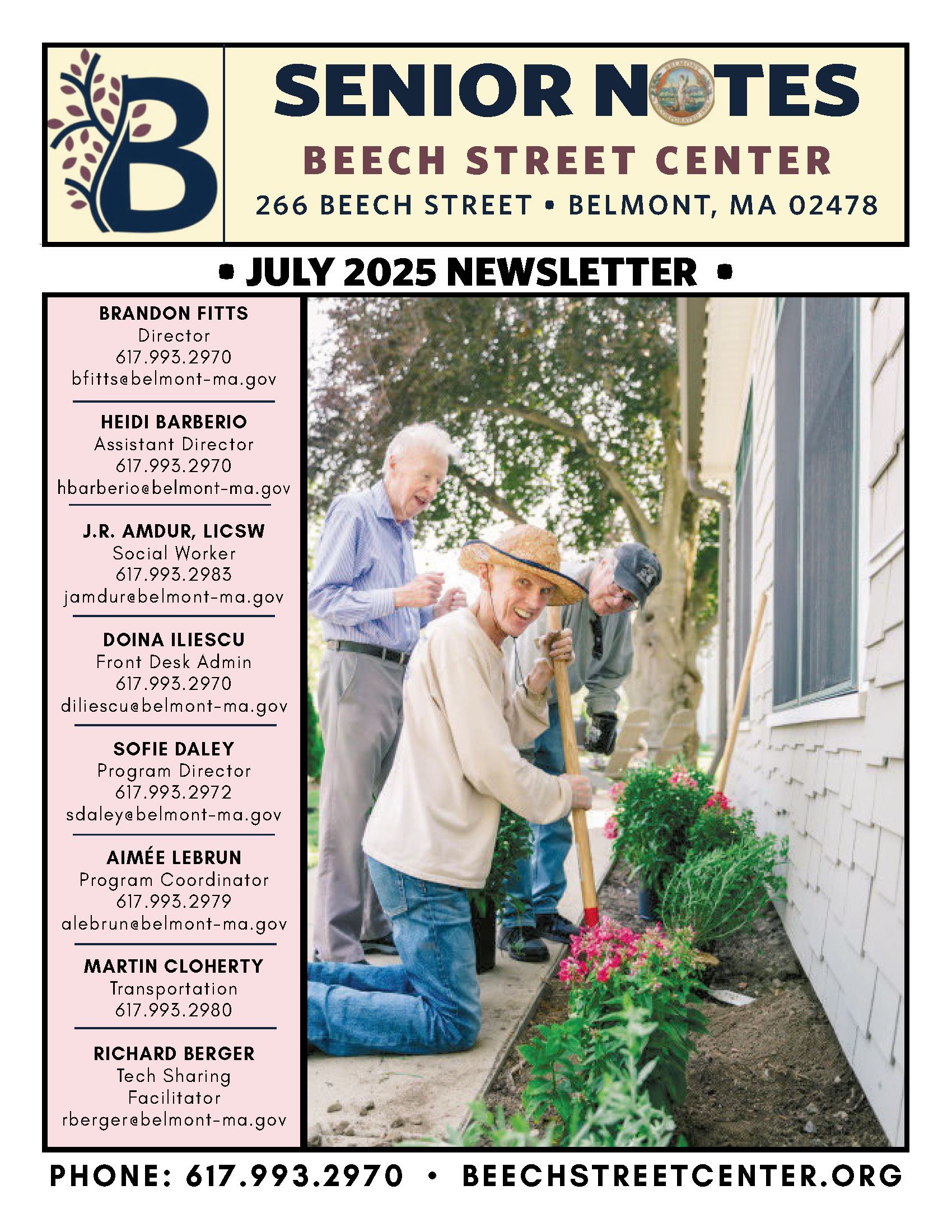 july newsletter cover